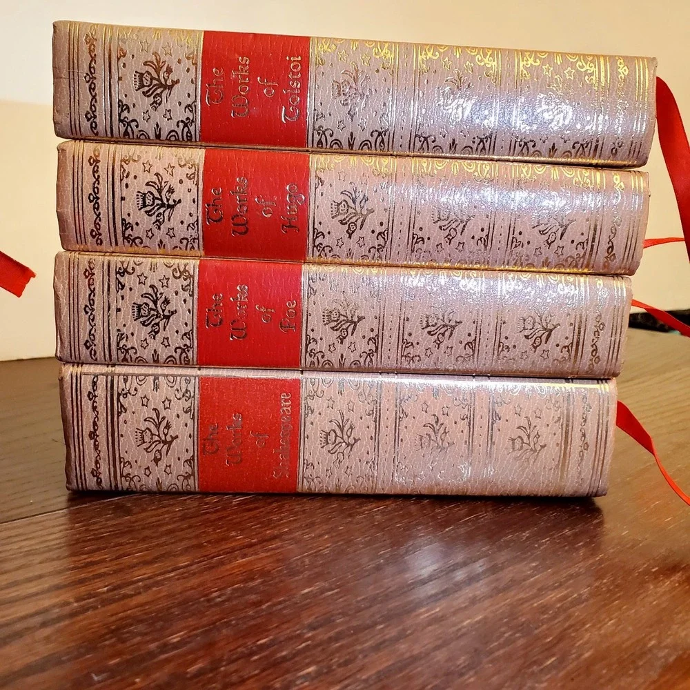The Works of Leo Tolstoi -Black's Readers Service Book 1928 Gilt Hardcover 1 Vol